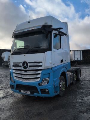 2020 Mercedes Actros Gigaspace 2551 6x2 Midlift Tractor Unit - 2