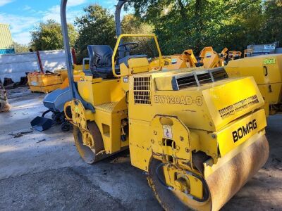 1996 Bomag BW120AD-3 Tandem Ride On Roller