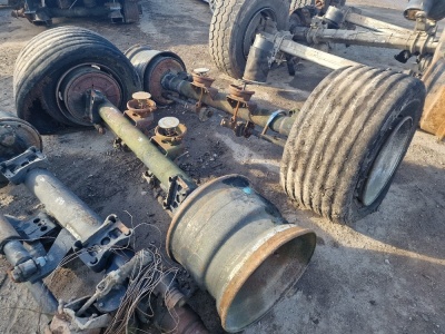 2x SAF Drum Brake Axles - 4