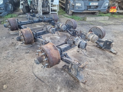3x BPW Drum Brake Axles