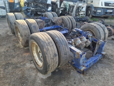 3x Twin Wheel BPW Drum Brake Axles