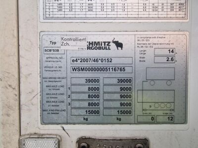 2013 Schmitz Triaxle Fridge Trailer - 5