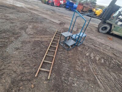 2 x 2 Tread Steel Steps, - 2