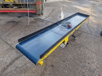 3 Phase Boe Therm Trans, 3 Meter Conveyor Belt, Complete with Wheeled Dolly