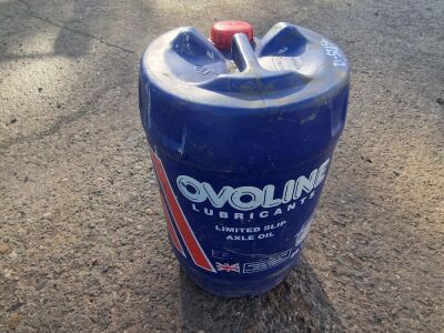 Unopened 25litre Drum Ovoline Limited Slip Axle Oil