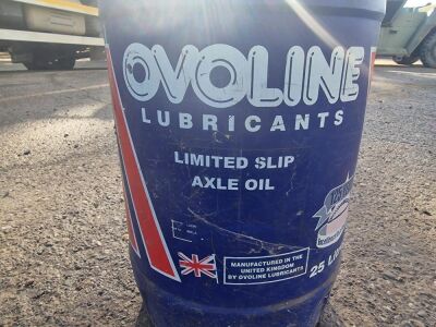 Unopened 25litre Drum Ovoline Limited Slip Axle Oil - 3