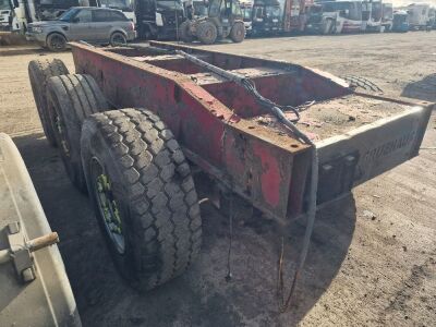 Triaxle Trailer Chassis Section, Mercedes Axles, Disc Brakes - 2