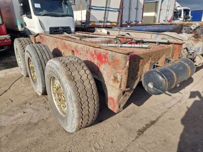 Triaxle Trailer Chassis Section, Mercedes Axles, Disc Brakes - 4