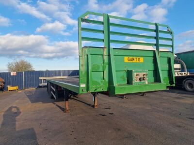 2005 Fruehauf Triaxle Flat Trailer