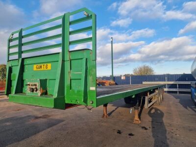 2005 Fruehauf Triaxle Flat Trailer - 2