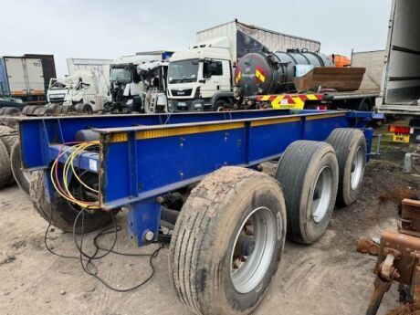 2021 Triaxle Trailer Chassis Section - BPW Drums
