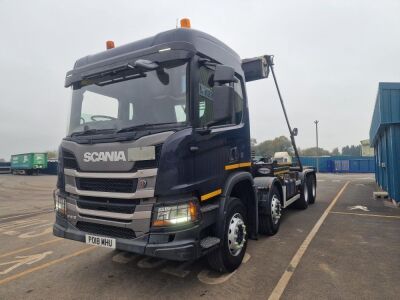 2018 Scania P410 8x4 Hook Loader - 2