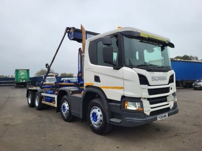 2018 Scania P410 8x4 Big Hook Loader