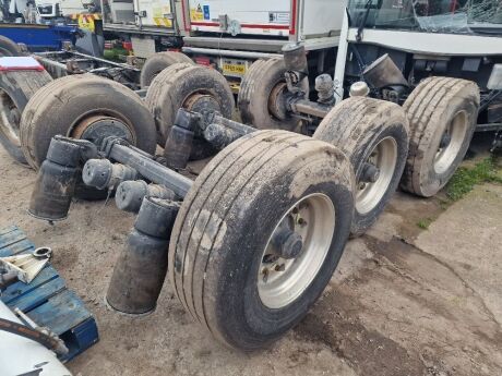 2012 3 x BPW Drum Brake Axles, Alloy Rims