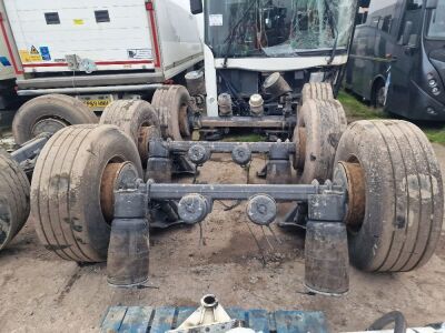 2012 3 x BPW Drum Brake Axles, Alloy Rims - 2