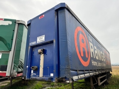 2014 SDC Trailers Tri Axle Curtainside Trailer