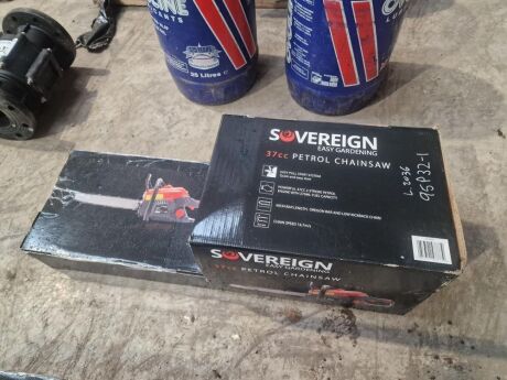 New Sovereign 37cc Petrol Chainsaw 