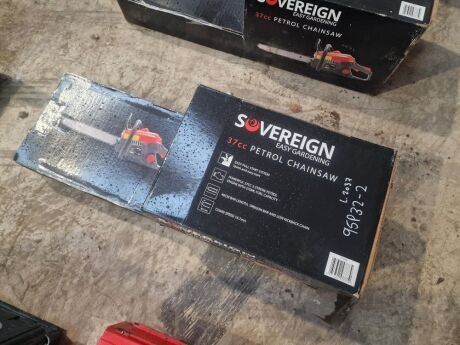 New Sovereign 37cc Petrol Chainsaw 