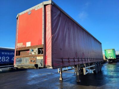 2007 Cartwright Triaxle Curtainside Trailer - 2