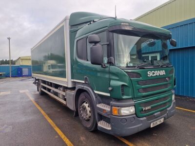 2016 Scania P250 4x2 Box Van Rigid 