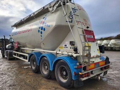 2011 Feldbinder 43³ Triaxle 3 Pot Powder Tank Trailer - 3