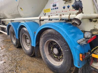 2011 Feldbinder 43³ Triaxle 3 Pot Powder Tank Trailer - 6