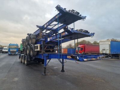 3 x SDC Triaxle Sliding Skeletal Trailers - 2