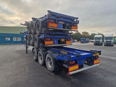 3 x SDC Triaxle Sliding Skeletal Trailers - 4