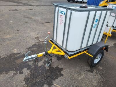 600ltr Single Axle Towable Water Bowser 