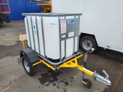 600ltr Single Axle Towable Water Bowser 