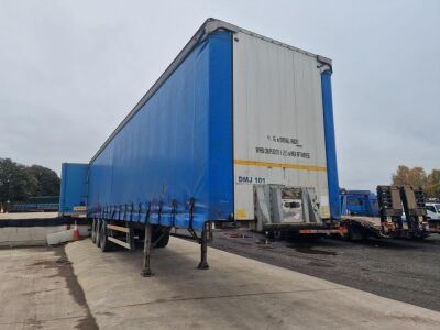 2004 Fruehauf Triaxle Curtainside Trailer