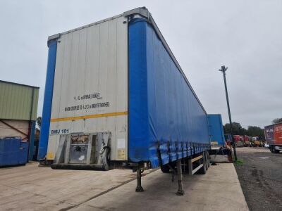 2004 Fruehauf Triaxle Curtainside Trailer - 2