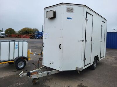 Single Axle Box Trailer - Previously A Shower Unit