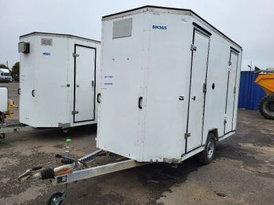 Single Axle Box Trailer - Previously A Shower Unit