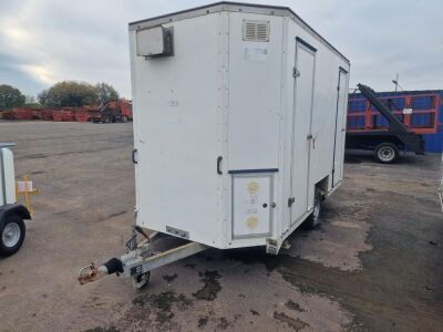 Single Axle Box Trailer - Previously A Shower Unit