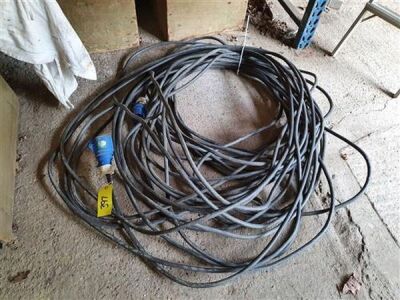 Length Armoured Extention Cable, 32 amp Plug + Socket - 4