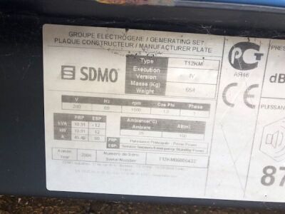 2006 SDMO T12KM Portable Generator - 10