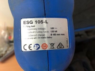 Klauke ESG 105L Electrical Cordless Cable Shear - 7