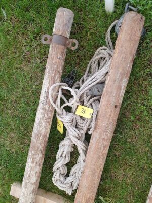 King Pole + Pulley Ropes - 2