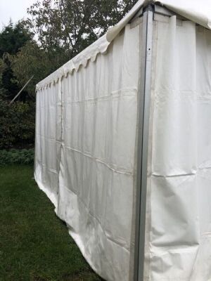 Complete 5m x 5m Garden Cottage Aluminium Framed Marquee - 2