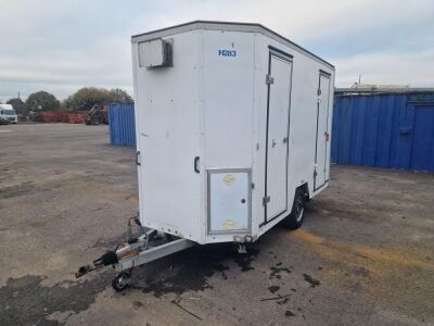 Single Axle Box Trailer - Previously A Shower Unit