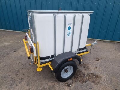 600ltr Single Axle Towable Water Bowser 