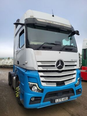 2020 Mercedes Actros Gigaspace 2551 6x2 Midlift Tractor Unit  - 2