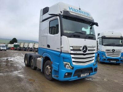 2020 Mercedes Actros 2551 6x2 Mini Midlift Tractor Unit
