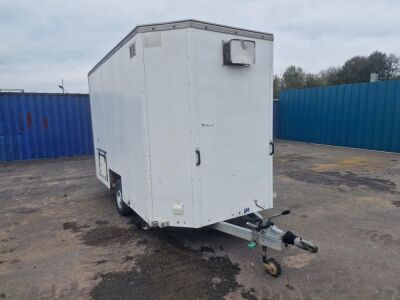 Single Axle Box Trailer - Previously A Shower Unit