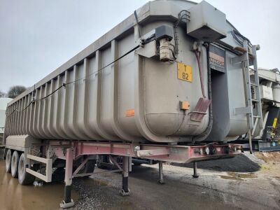 2019 Wilcox Triaxle Alloy Body Tipping Trailer