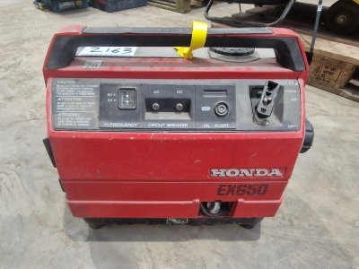 Honda EX650 Generator