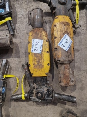 Atlas Copco TEX230PE Rock Hammer - Air Fed