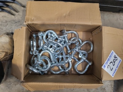 20x 16mm D Shackles