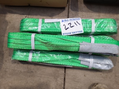 4x 2ton 3m Lifting Slings